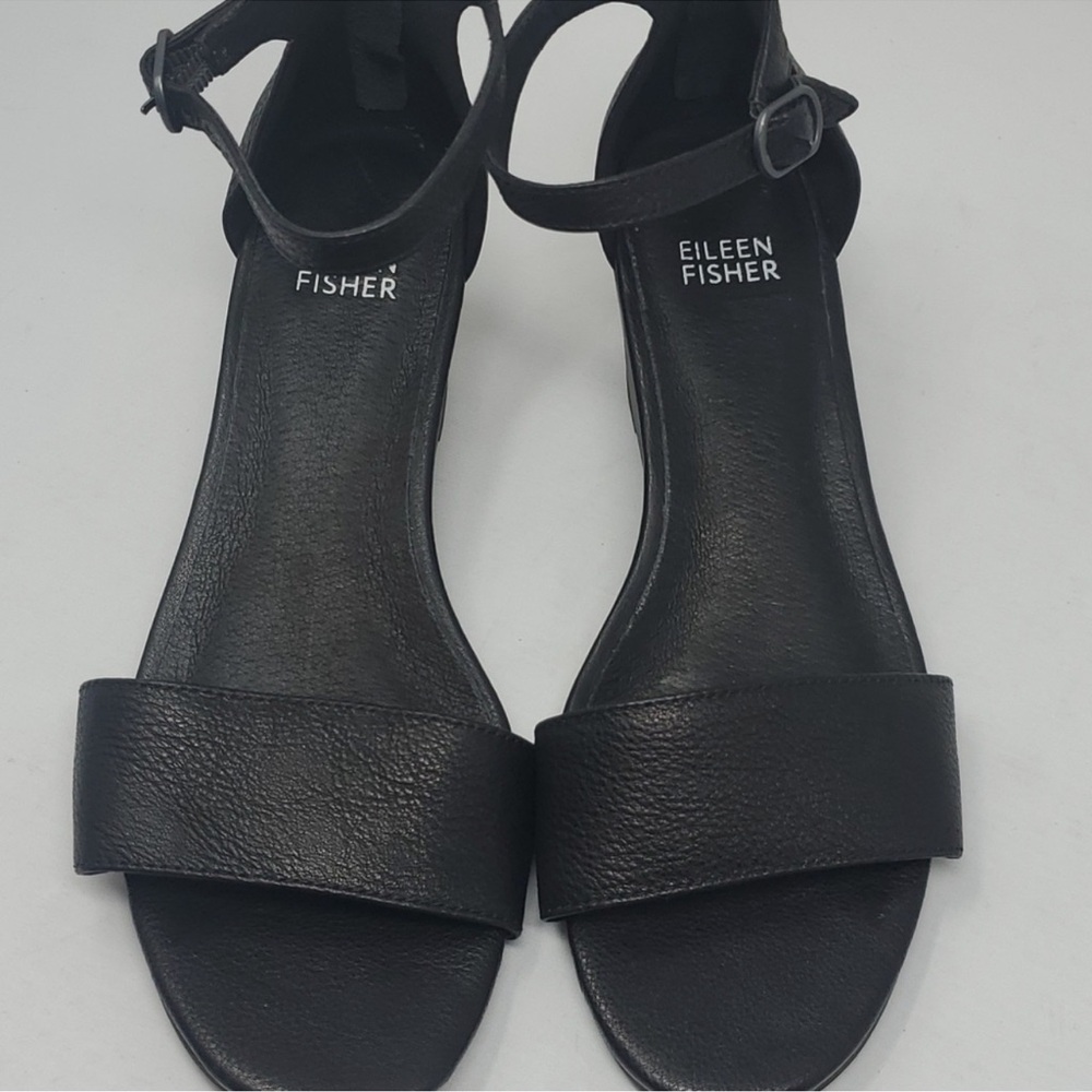 Eileen Fisher Elegant Black Sandals